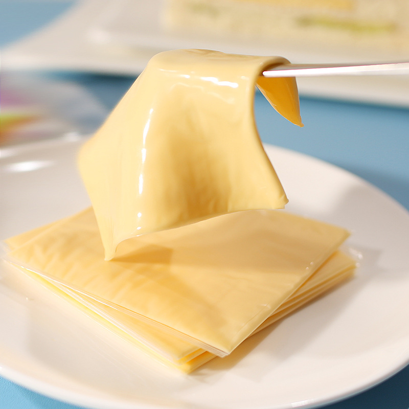 Yi/Lili Cheese Slices 83g High Calcium Classic Original Thick Cheese Slices Home Breakfast Sandwich Cheese Cheese Slices
