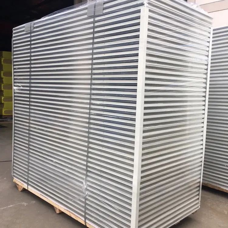 Handmade rock wool color steel plate dust-free workshop purification board fireproof glass magnesium board insulation board color steel sandwich board customization