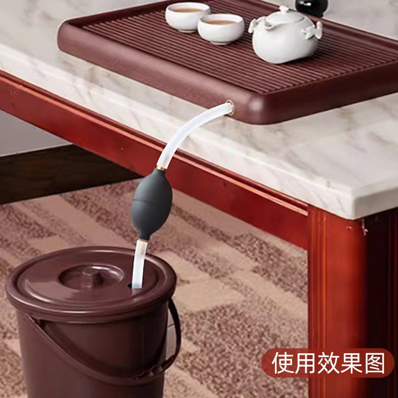 Large Diameter Tea Tray Drainage Pipe Bakelite Tea Table under Pipe Water Absorption Ball Hose Large Waste Pipe Delivery Adapter Elbow