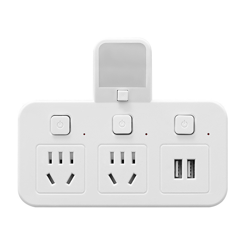 Suitable for home office multi-function USB wireless plug-in converter one to multi-purpose plug-in cable