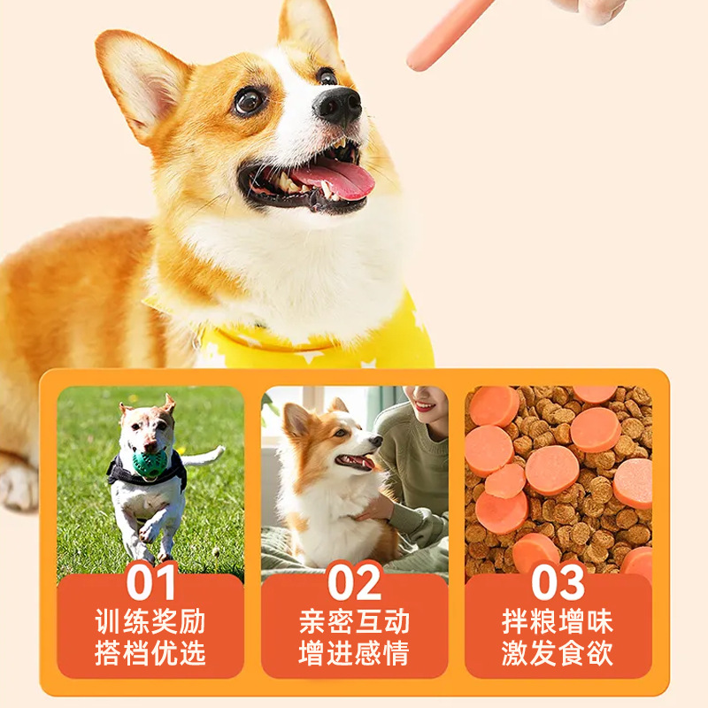 Dog Ham Sausage Pet Snacks Cat Wet Food Adult Dogs Puppies Universal Kennel Food Factory Wholesale