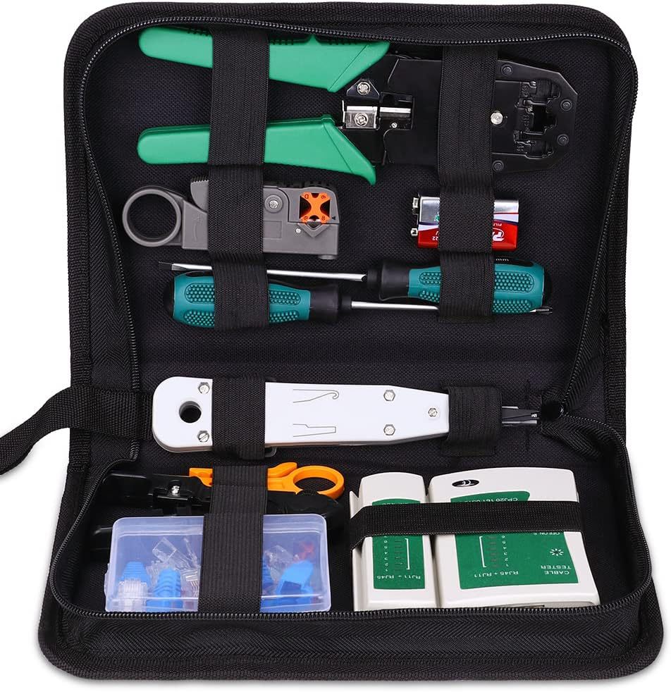 Набор сетевых инструментов Cgboom 16 в 1, инструмент для ремонта сети