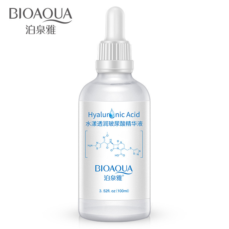 Boquanya Aqua Crystal Hyaluronic Acid Original Liquid Hydrating Moisturizing Facial Care Hyaluronic Acid Essence