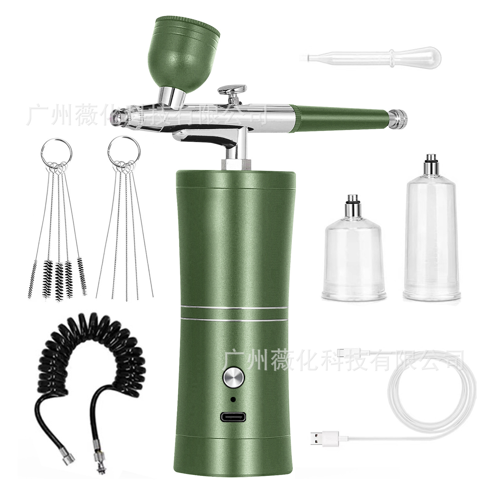 Cross-border hot-selling oxygen injector Amazon electric spray gun spray pen color beauty nail painting spray oxygen injector batch