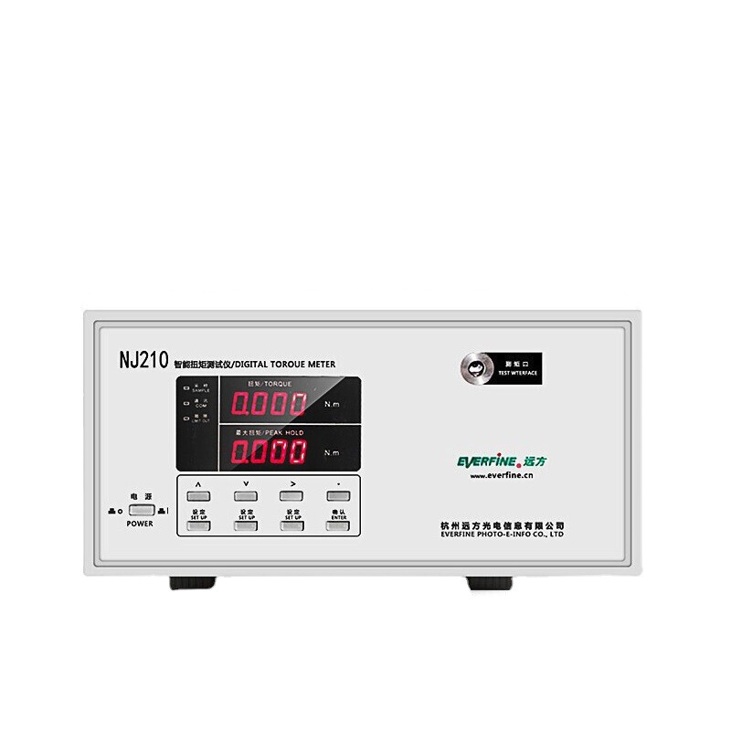 Everfine/Yuanfang Intelligent Torque Tester Nj210 Dual Window Display Can Set Torque Upper Limit Value