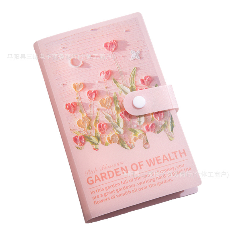 Oil Painting Transparent Money Saving Book Cash Storage Money Storage Book New Family Collection Book Photo Photo Loose Leaf