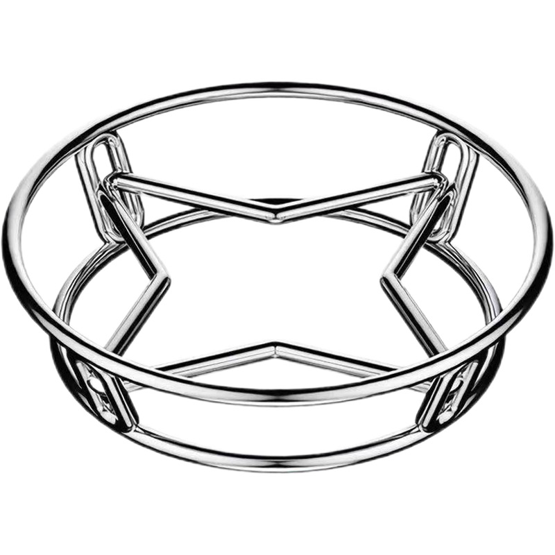 Special Thick Reinforced Stainless Steel Pot Rack Kitchen Anti-scalding Heat Insulation Pot Pad Steaming Rack Pot Rack Dental Powder Storage Rack