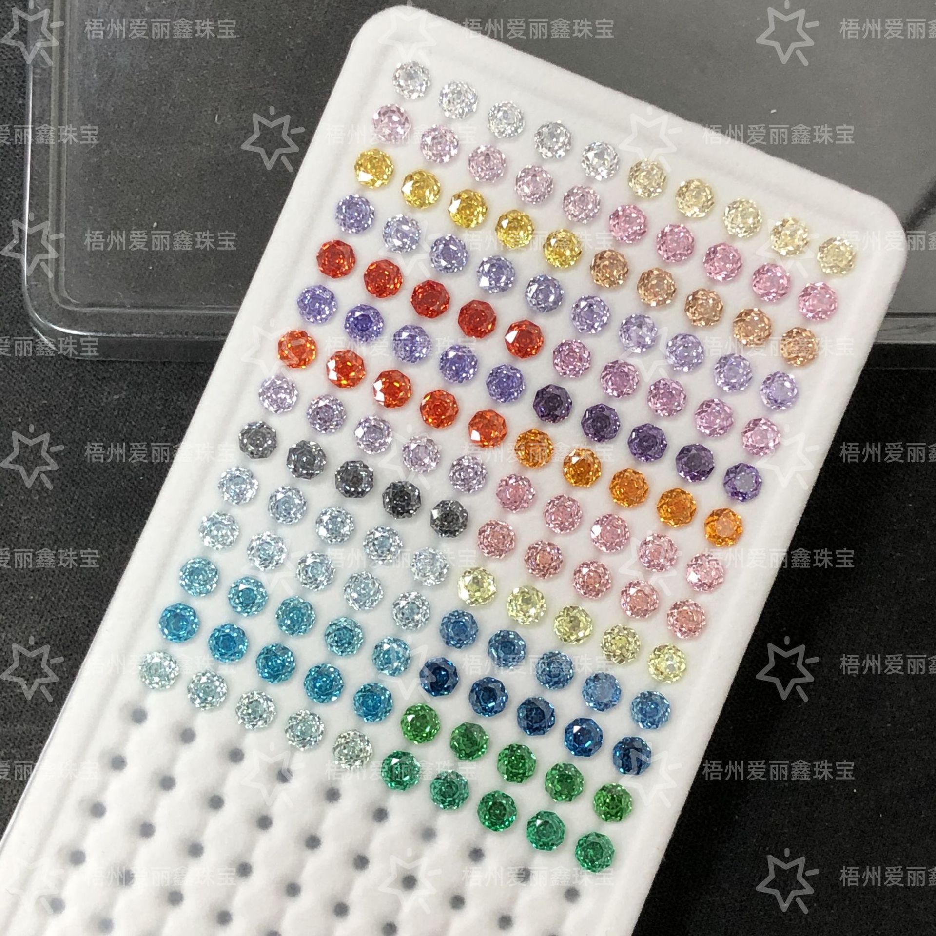 4mm Millennium Octagonal Rose Cut Zircon, Direct Supply from Wuzhou Manufacturer, 5A Quality Jewelry Accessories Loose Stone