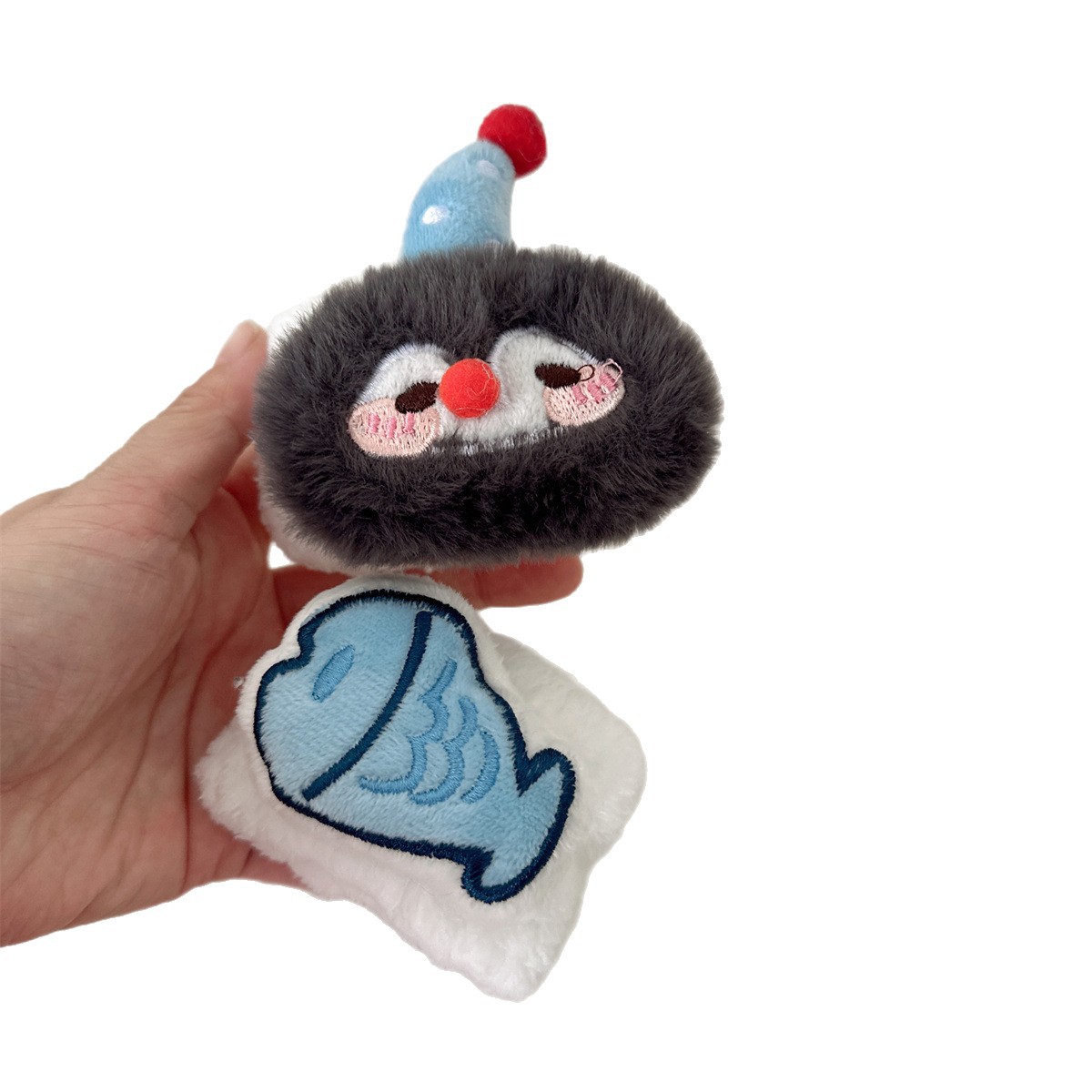 Cute Penguin Fish Plush Face Wash Wristband for Women to Wash and Prevent Dripping Special Anti-Moisture Sports Wristband for Autumn and Winter