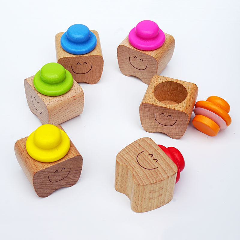 in stock Children's Teeth Box Solid Wood Teeth Storage Box Wooden Collection Box Memorial Box Stomatological Hospital Gift
