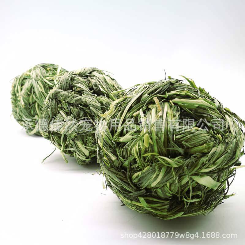Pet Supplies Rabbit Molar Grass Ball Grass Ball Totoro Guinea Pig Snack Toy Mixed Grass Ball Grass Toy