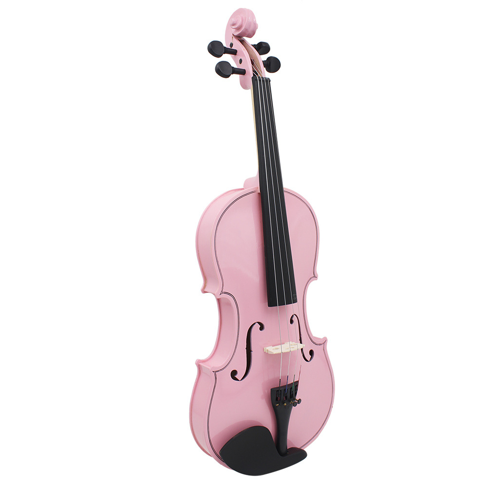 Color universal violin solid wood violin children's beginner practice adult violin 4/4 foreign trade wholesale