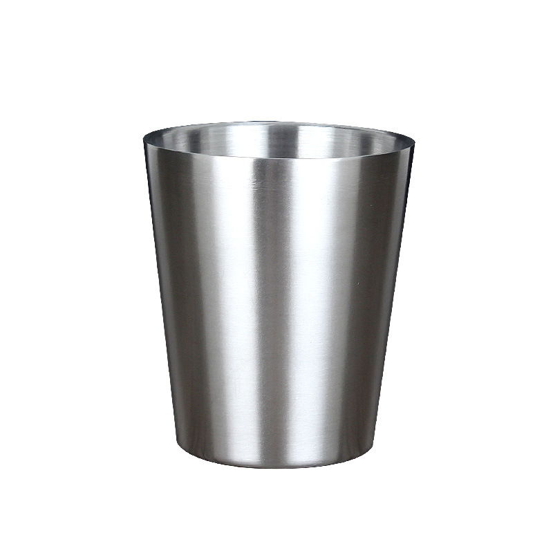 304 stainless steel cup Korean-style cup restaurant water cup beer cup double-layer heat insulation thickened children's drinking cup