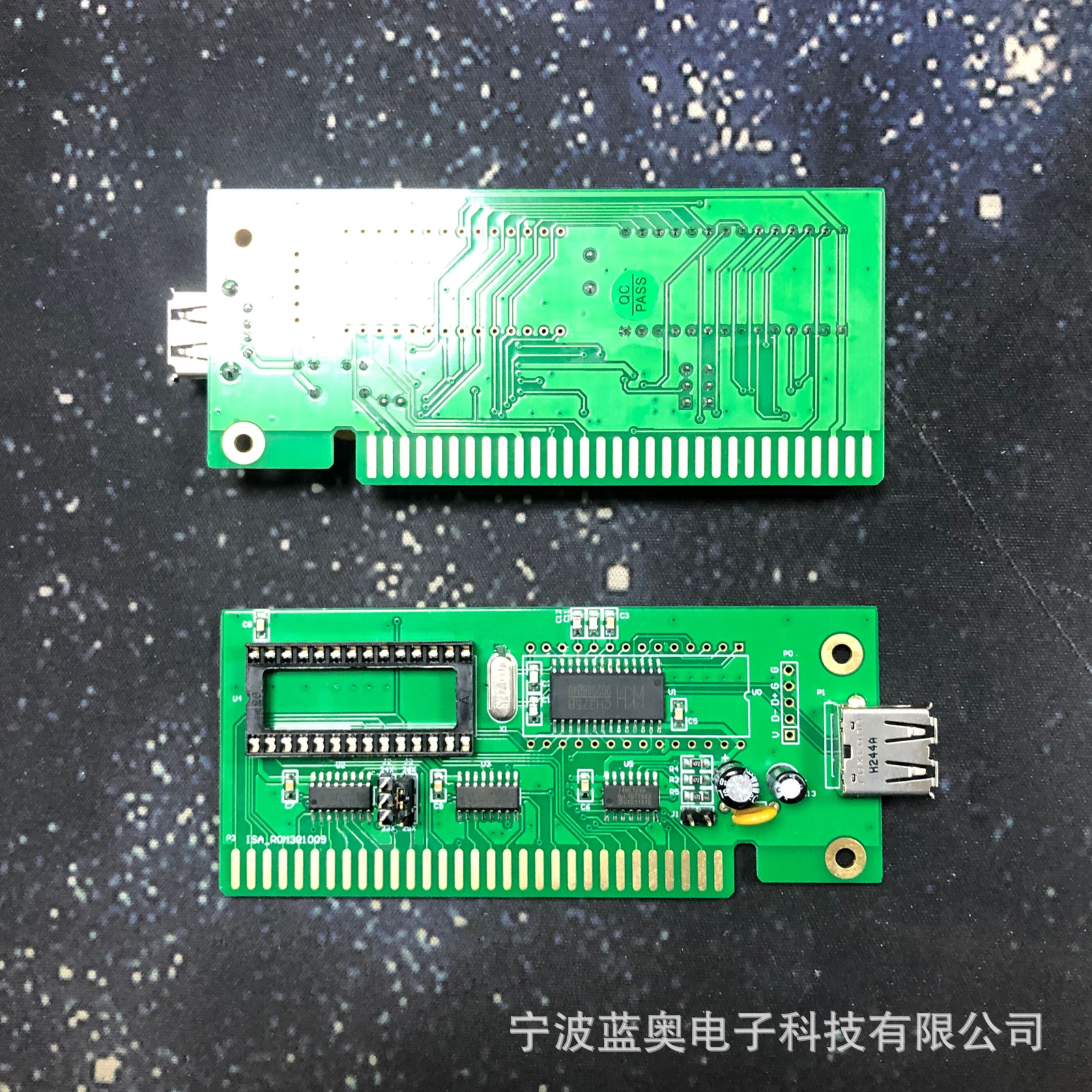 Индустриальный контрольный компьютер Чтение и запись U диска Схема платы ISA в USB Карта ISA в USB
