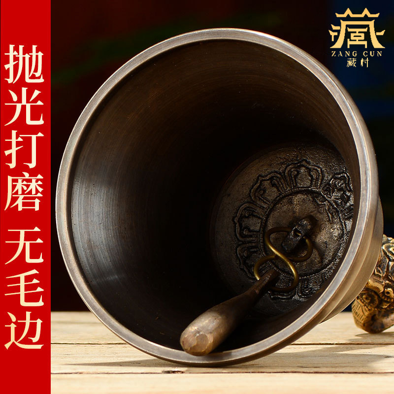 Nepalese Handmade Bronze Five-Strand Bell Pestle Vajra Pestle Copper Vajra Bell Pestle Modern Offering Vajra Pestle