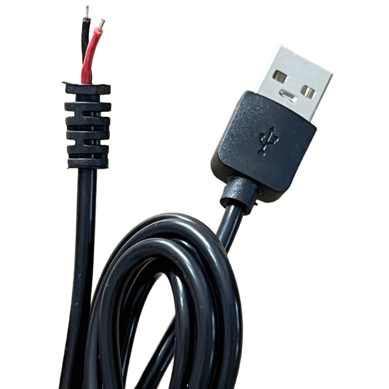USB Cable with Bayonet Connector, Tin-Plated Tail, Small Appliance Night Light Dc Cable with Card