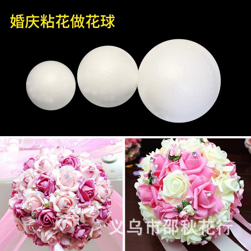 Zhejiang Hot-selling Foam Ball Wedding Ball Styrofoam Ball Wedding Decoration Toy Factory Direct Sales Ball