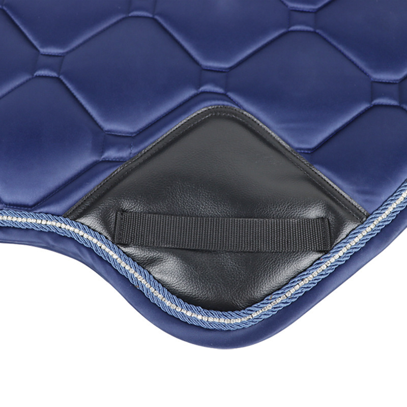 Cross-Border Aliexpress Hot-Selling Exquisite Oblique Checkered Pattern Anti-Wear, Rain-Proof and Breathable Saddle Pad Factory Direct Supply