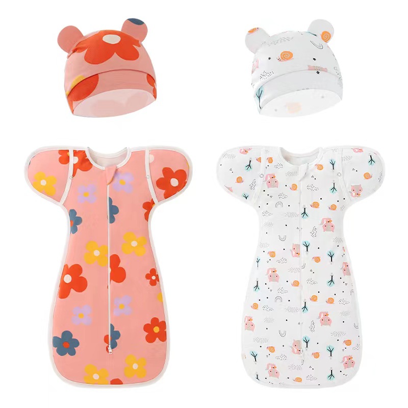 Международная торговля Европа и США новорожденный конверт для сна спальный мешок для роддома пеленка для младенца против испуга весенний шелкопряд спальный мешок