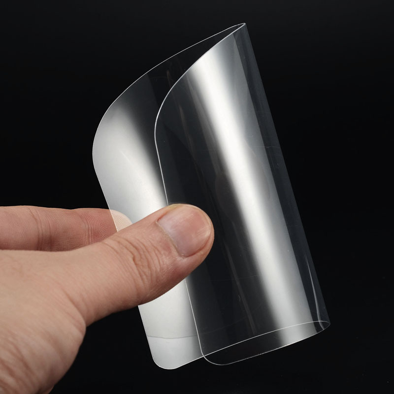 5 Pieces Baking Transparent Cake Soft Scraper Semi-round Plastic Scraper Cake Cream Batter Scrub Flat Tool