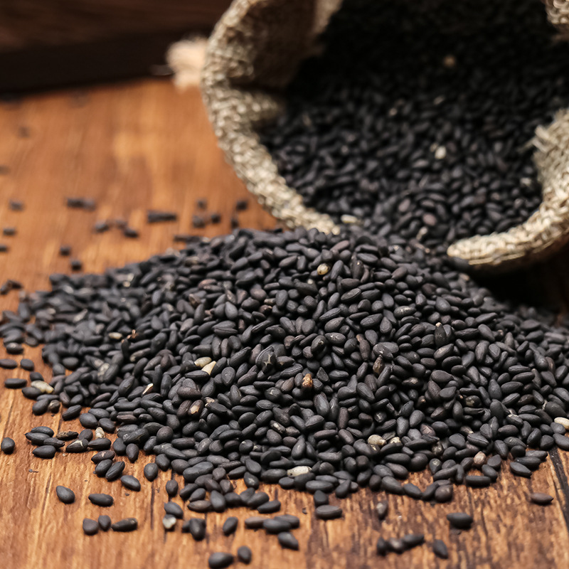 Manufacturer Wholesale Roasted and Fragrant Cooked Black Sesame Seeds, Five Grains, Freshly Ground Oil, Meal Replacement Powder Paste, Cooked Black Sesame Seeds (Hui)