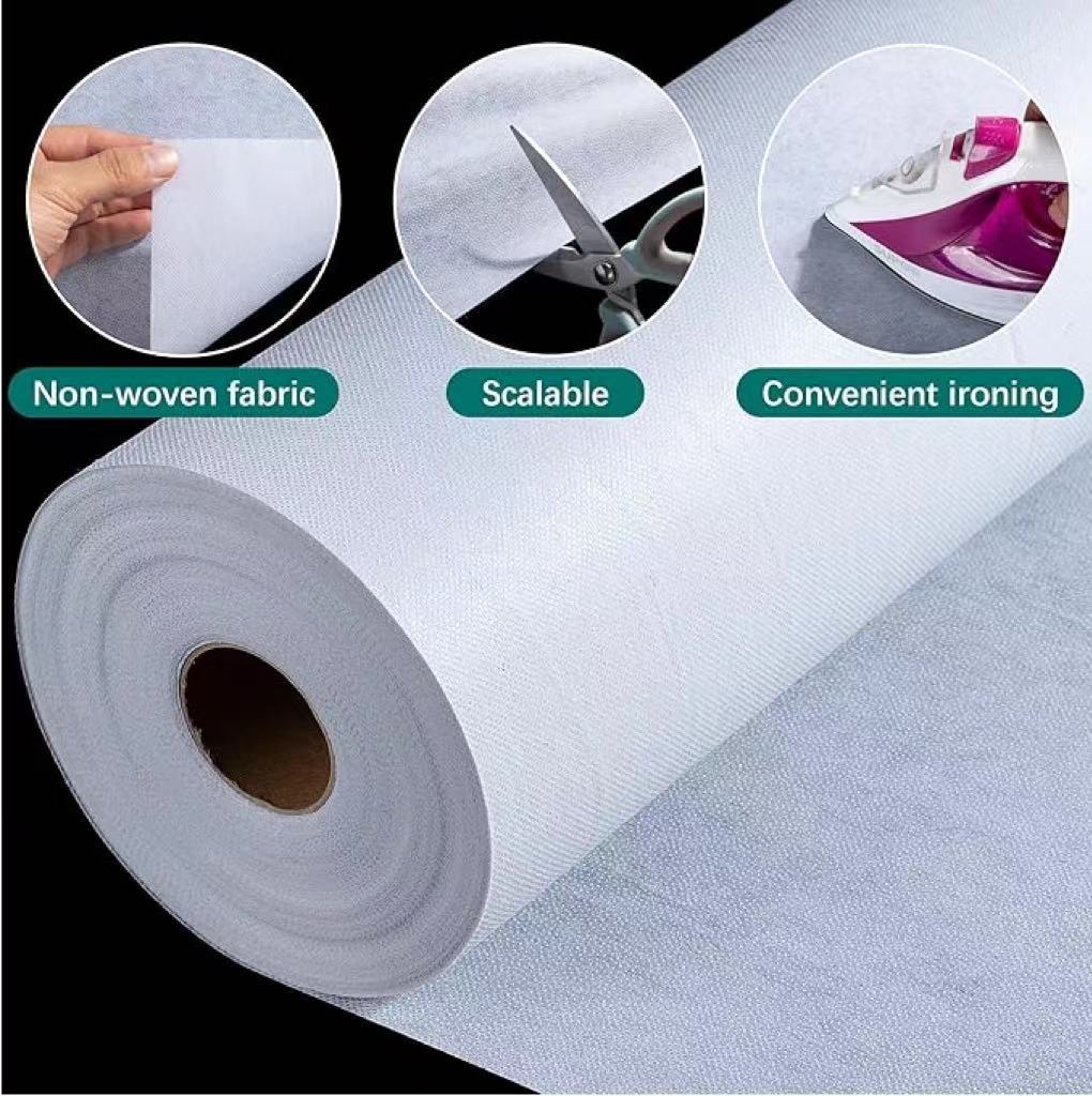 Cross-border hot-selling bonded non-woven fabric paper lining specifications can be made for clothing, bags and curtains
