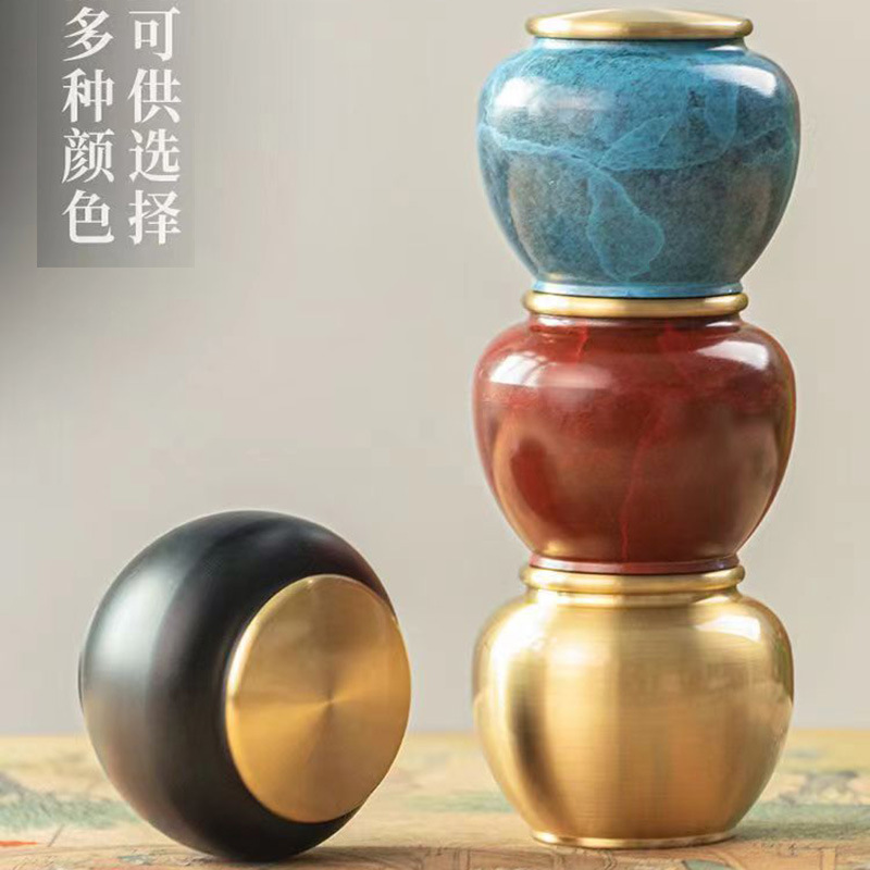 Brass incense tool incense seal powder jar incense bottle ash pressure incense sweep incense shovel incense chopsticks incense spoon set