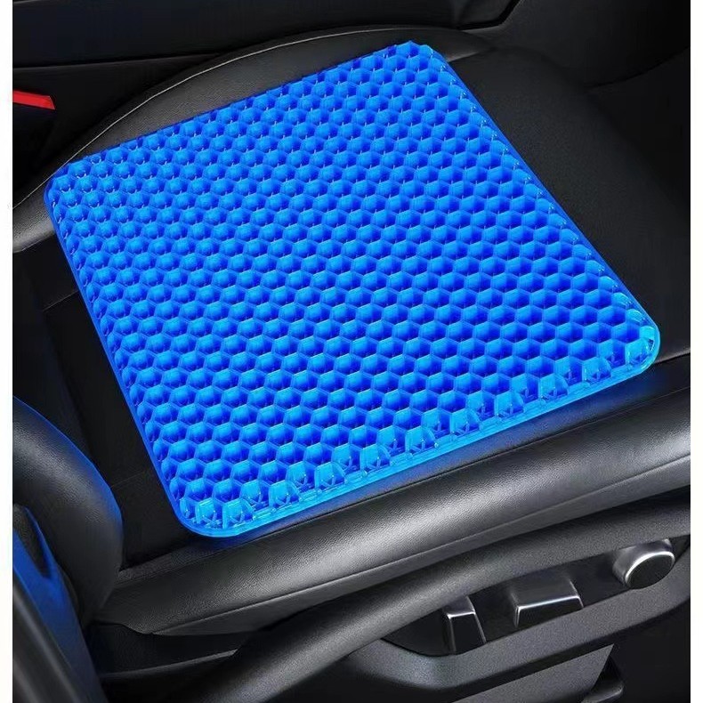 Spot Delivery Gel Cushion Egg Honeycomb Cushion Breathable Chair Cushion Summer Car Seat Cushion Double Layer Square Ice Cushion