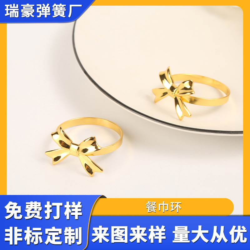 Крестовое золотое кольцо для салфеток, специальное для ресторанов, оптовая продажа