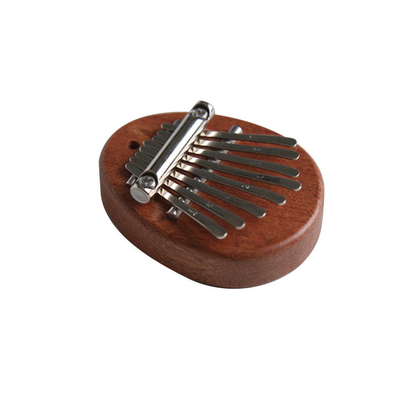 Thumb Piano Kalimba Export Hot-Selling Small 8-Tone Thumb Piano Pendant Dropshipping Labeling Cross-Border Hot-Selling