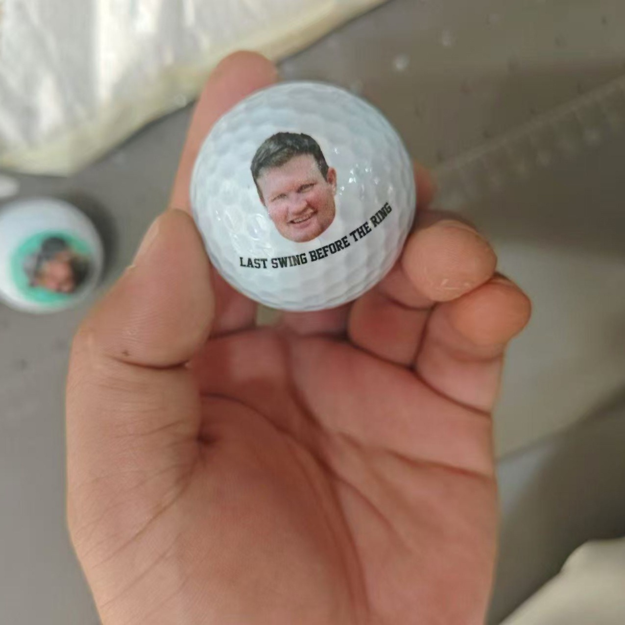 Cross-Border One-Piece Customized Hot-Selling Golf Ball Golf Game Ball Logo Photo Copywriting Personalized Customization