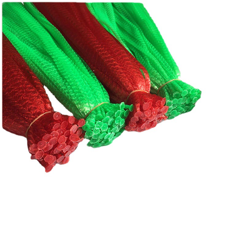 Pp material fruit net bag peanut net bag supermarket commercial food net bag a variety of colors available