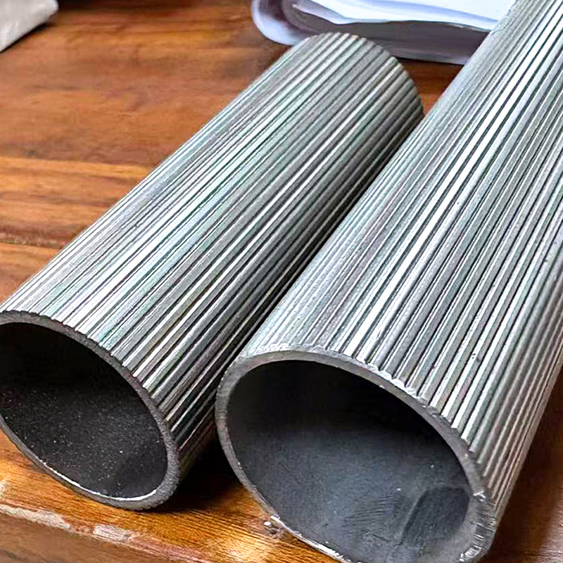 304 Stainless Steel Straight Grain Hollow Striped Round Tube Manufacturer Supplies Straight Grain Stainless Steel Latte Art Tube 201 Round Tube