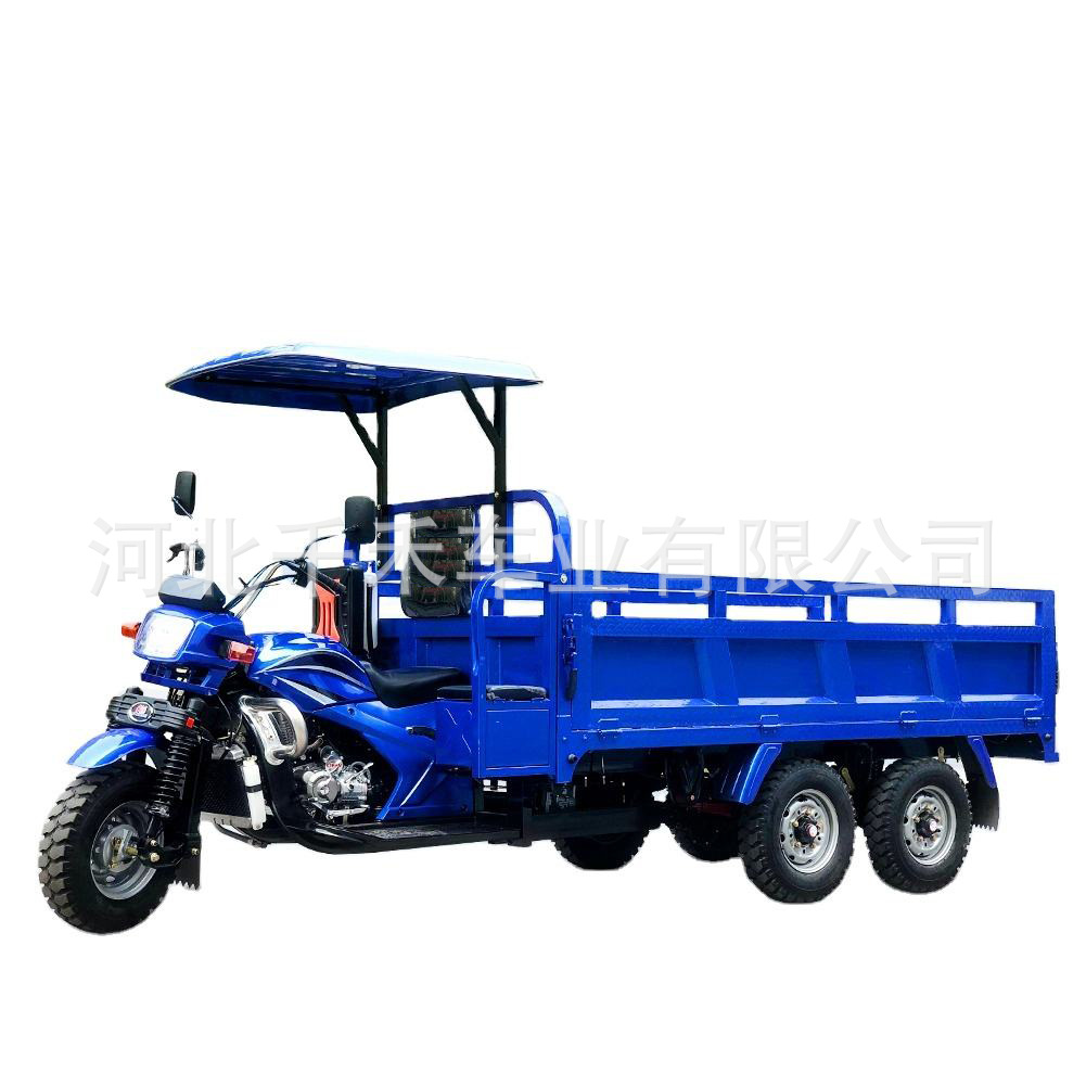 Five-Wheel Dual-Axle Tricycle Motorcycle, Heavy-Duty Cross-Border Popular Model, Factory Direct Sales, Water-Cooled Fuel Motorcycle