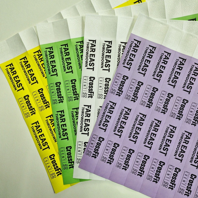 Disposable Dupont Paper Bracelet Customized Amusement Park Scenic Spot Exhibition Bar Kidsren's Park Ticket Admission Ticket Wristband