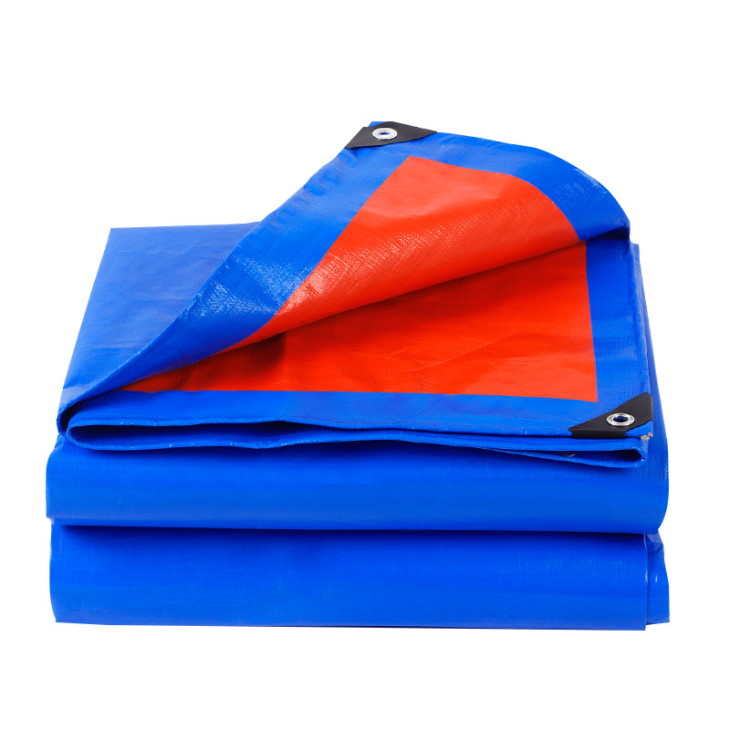 Manufacturer Supply Blue Orange Tarpaulin pe Plastic Waterproof Sunscreen Thickeneded Tarpaulin Tarpaulin Cover Cargo Tarpaulin Awning Cloth