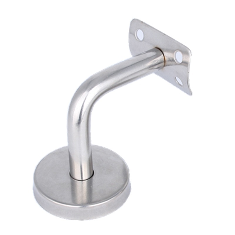 Siyuan 201 fixed bracket Wall support wall stairs Handrail Bracket stainless steel solid bracket seven-word curved wall support