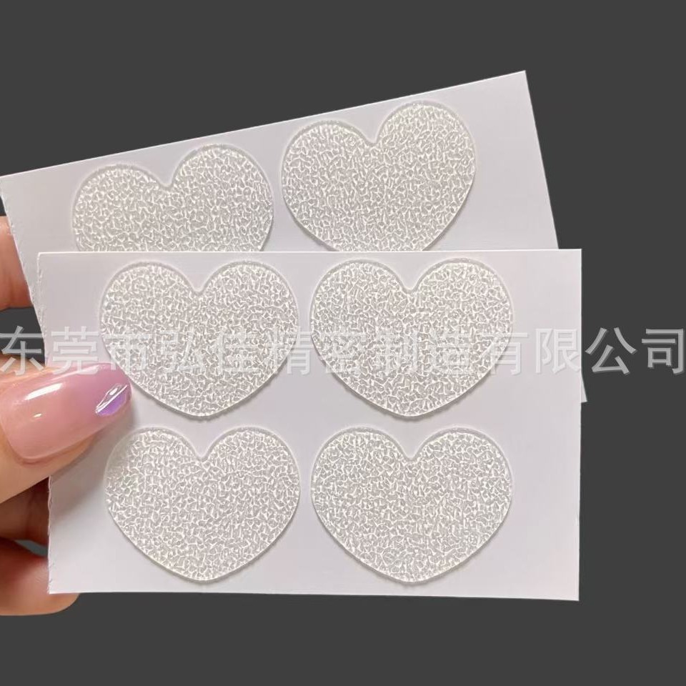 Frosted Heart Model, Fine Specifications Can Be Customized, Thickeneded Elf Ear Stickers from the Source Factory, Good Stickiness, Good Support, Invisible Stand
