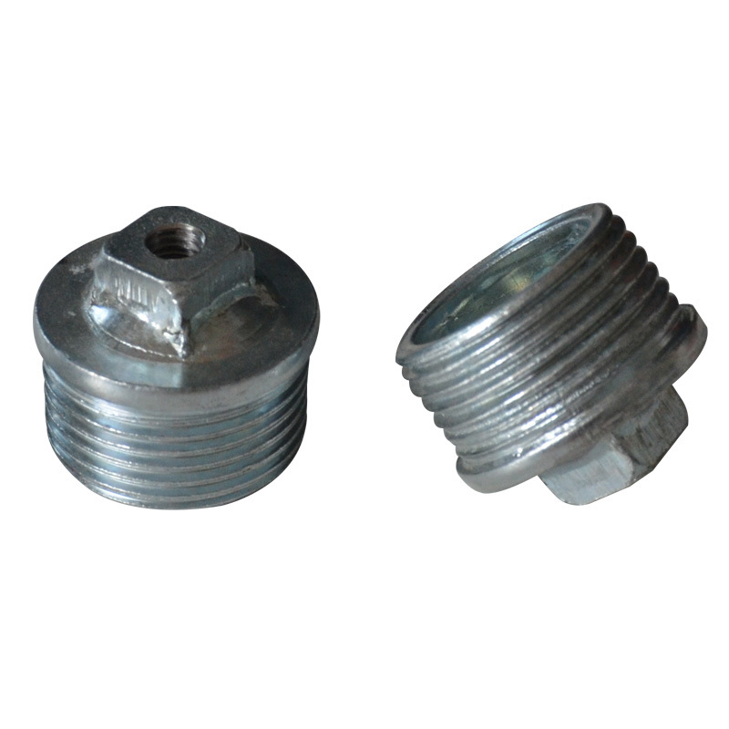 External Threaded Hole Plug 46mm 1-Inch Plug with Hole for Connecting Water Pipes, Clothes Drying Rack, Universal Wheel M8 Screw Hole Plug