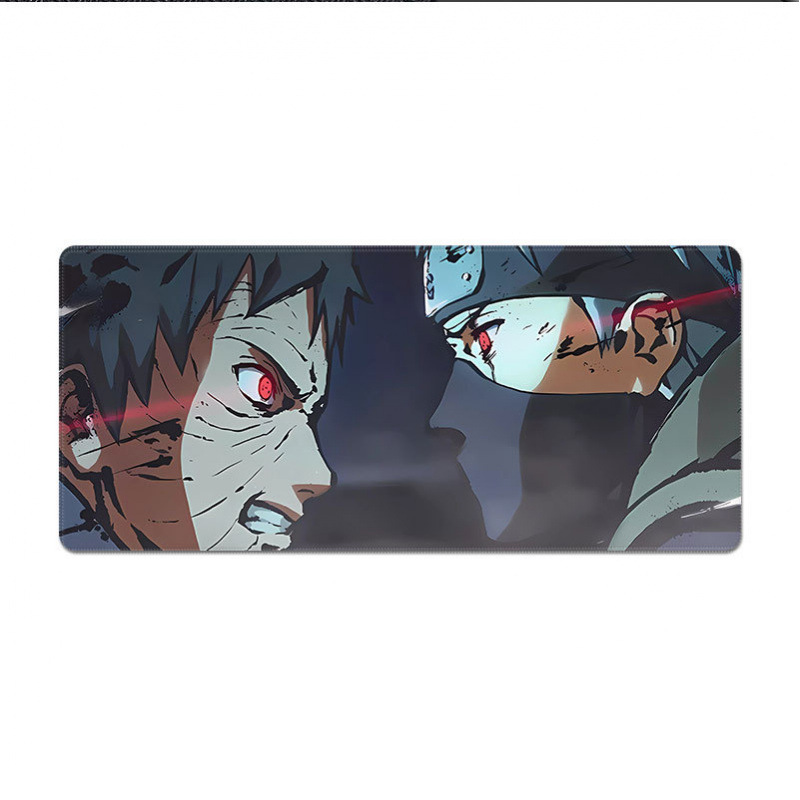 Naruto Extra Large Anime Mouse Pad Computer Desk Pad Office Anti-Slip Edge Keyboard Pad Washable
