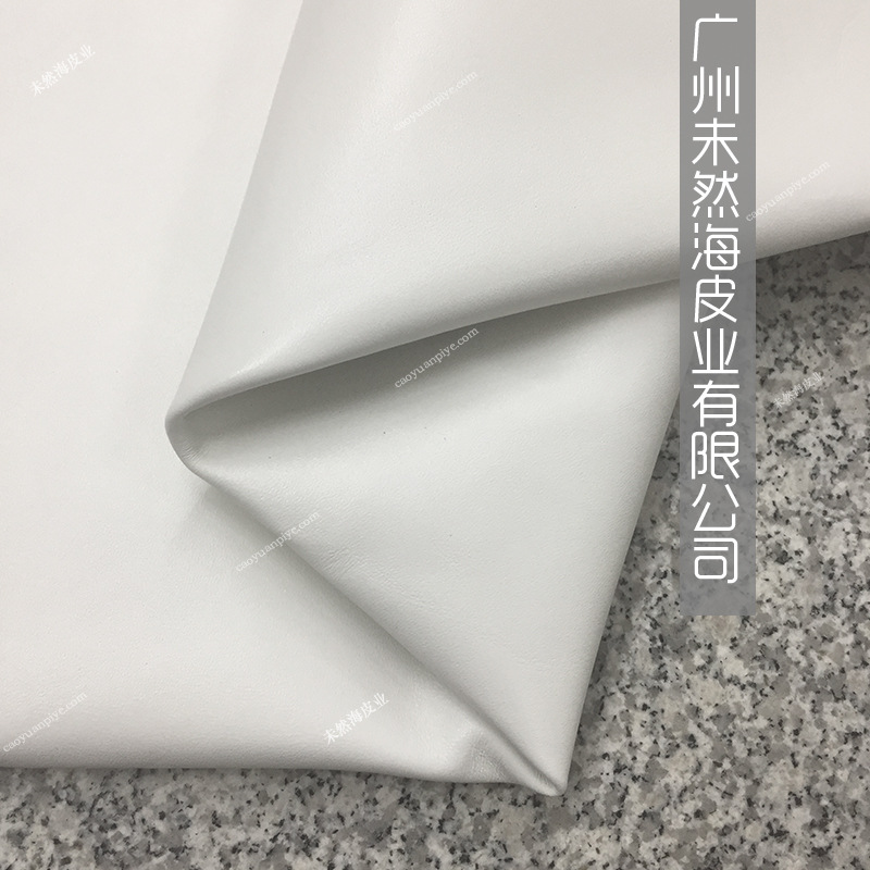 Sheep Lippin Mixed Breed Sheep Head Layer Leather Factory Direct Sale Special Price White Shoes Lippin White Leather