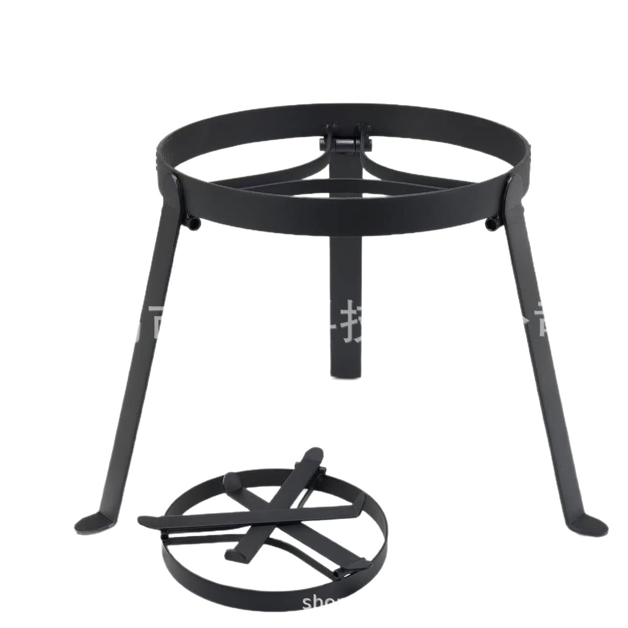Cross-Border Campfire Tripod Outdoor Campfire Tripod Folding Camping Bbq Grill Portable Fire Starter