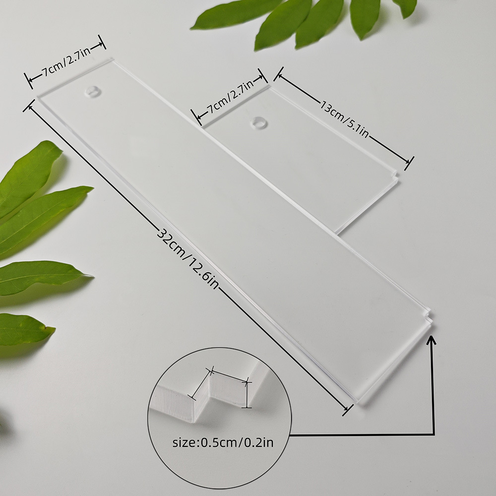 Factory Direct Sales Cross-Border Ski Supplies Accessories Wax Scraper Acrylic Single Board Double Board Snowboard Maintenance Tools