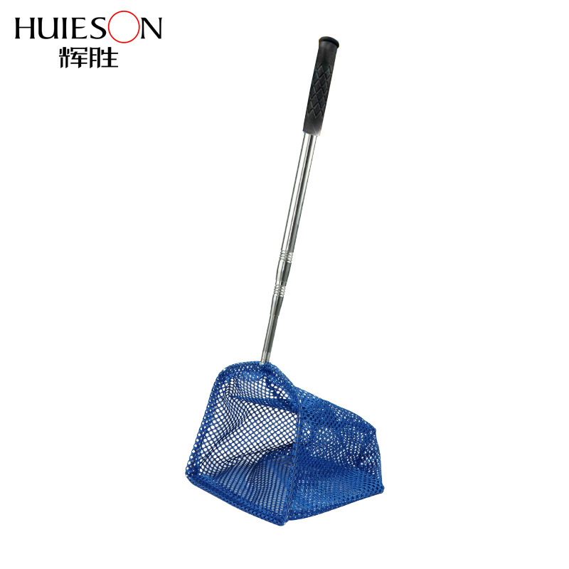 Huisheng Portable Retractable and Foldable Table Tennis Ball Pickup Net and Ball Server with Snap-On Design