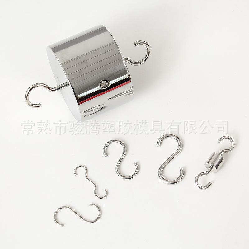 Factory supply stainless steel double hook weight stainless steel M1 grade 2kg double hook with hook weight hook method code tension