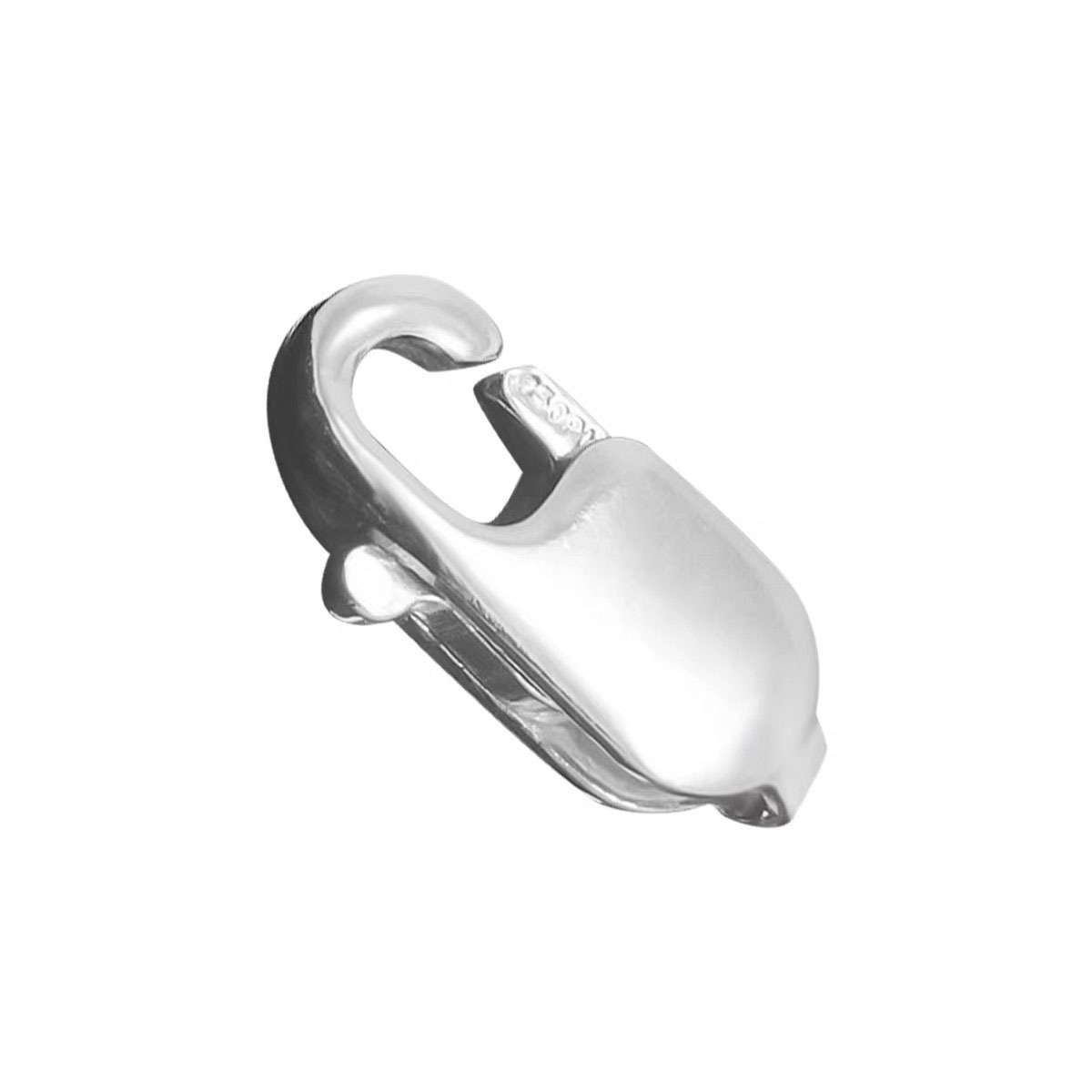 Genuine Pt950 Platinum Necklace Buckle Accessories White Golden Fishhook Buckle Lobster Buckle 3*8 4*10 Spring Buckle