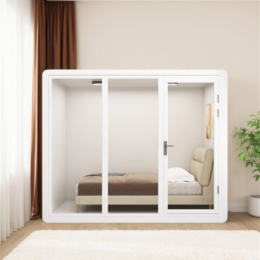 Мобильная звукоизолированная комната для домашнего использования, звукоизолированный спальный модуль, спальная кабинка, студия звукозаписи, учебная комната, комната для прямых трансляций, тихая кабинка, комната для пианино