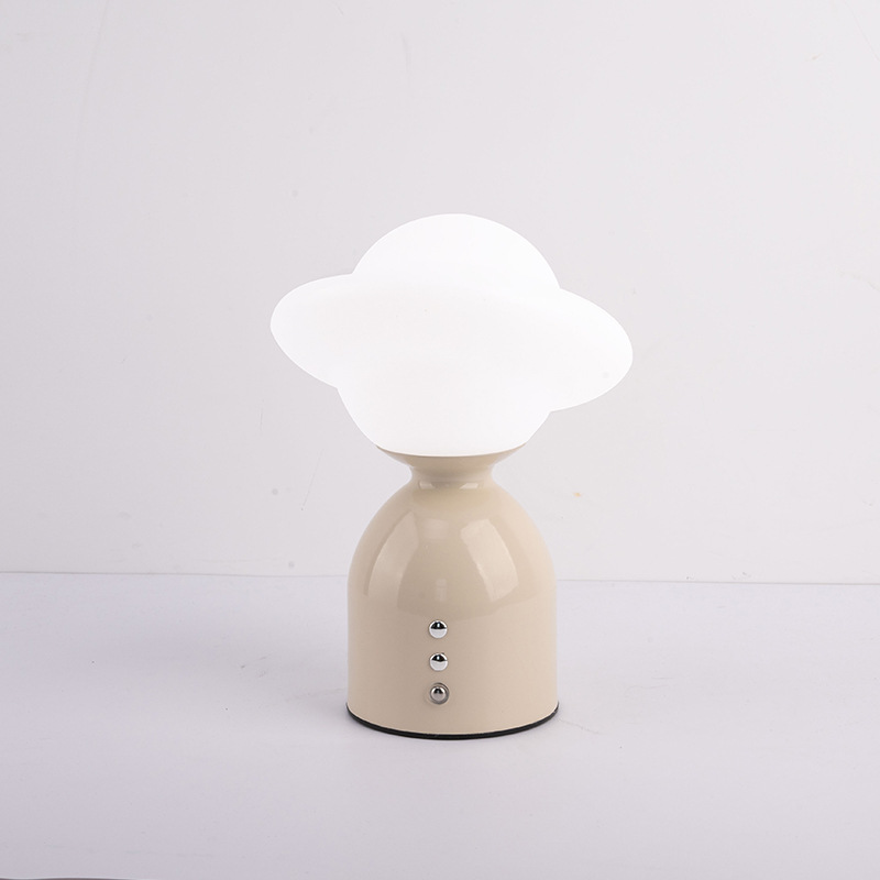 Cross-Border Simple Modern Bedroom Study Night Light Creative Decorative Table Lamp Atmosphere Lamp Touch Dimming Rechargeable Table Lamp