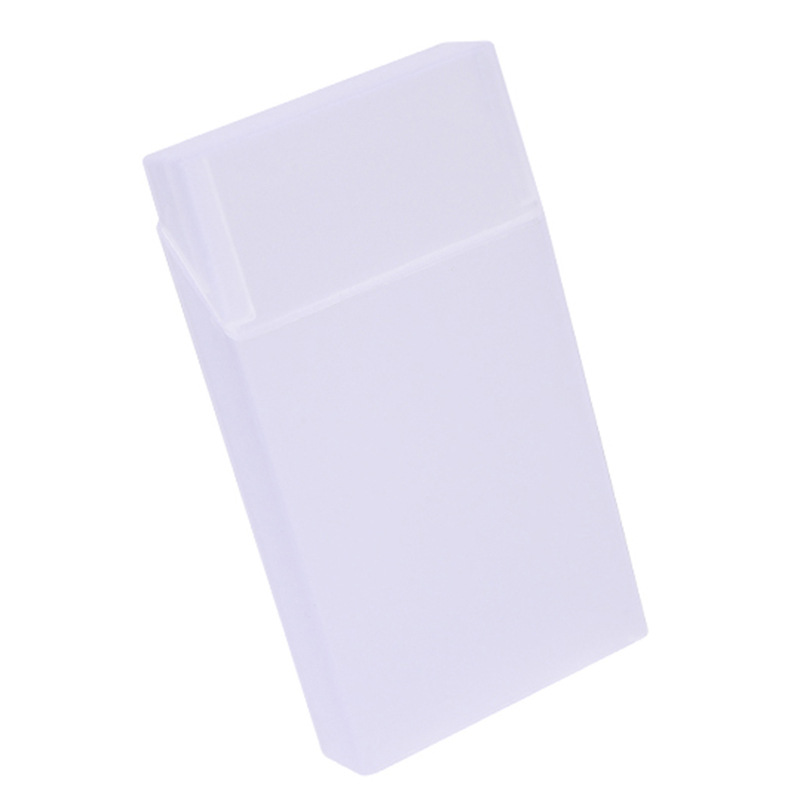 Plastic Transparent Flap Thin Cigarette Case Wholesale Bulk Cigarette Case DIY Cream Plastic Box Ladies Thin Cigarette Case Storage Box