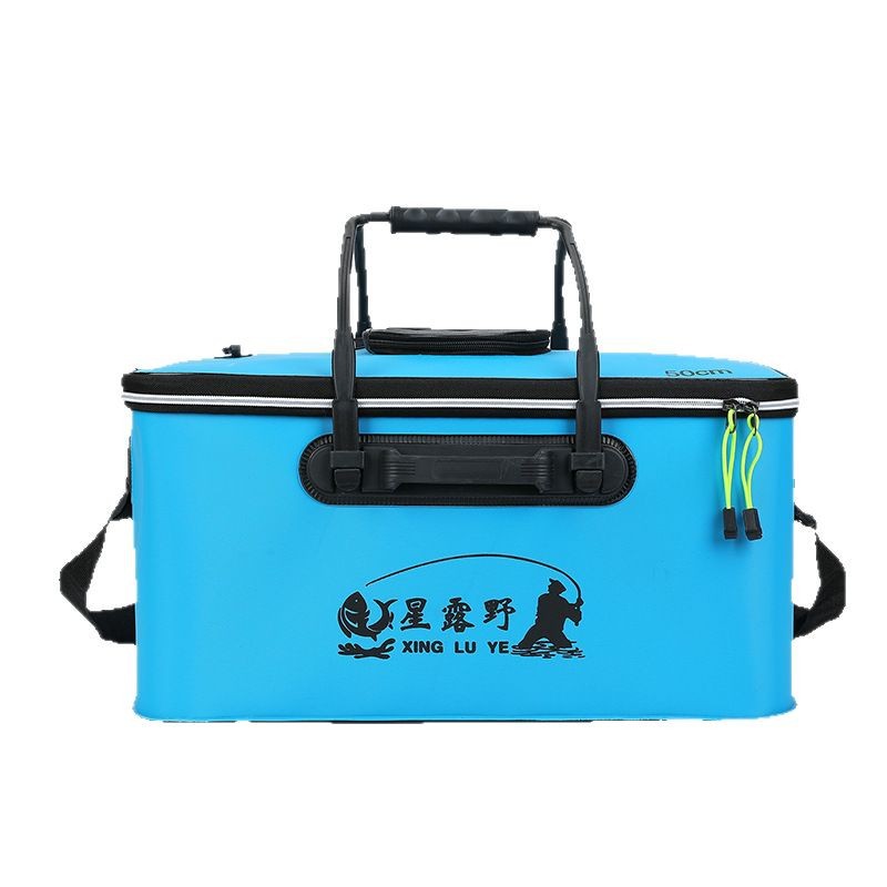Fishing Bucket Foldableing Eva Fish Protection Bucket Thickeneded Fishing Bucket Live Fish Bucket Multi-Functional Fishing Box Wholesale Factory Supply